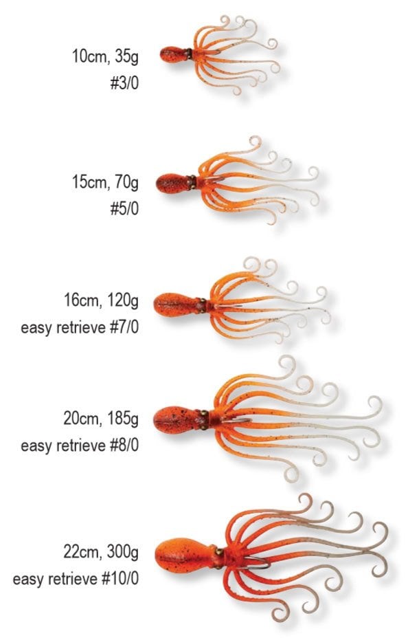 Savage gear Octobus 35g 10cm Sahte Balık