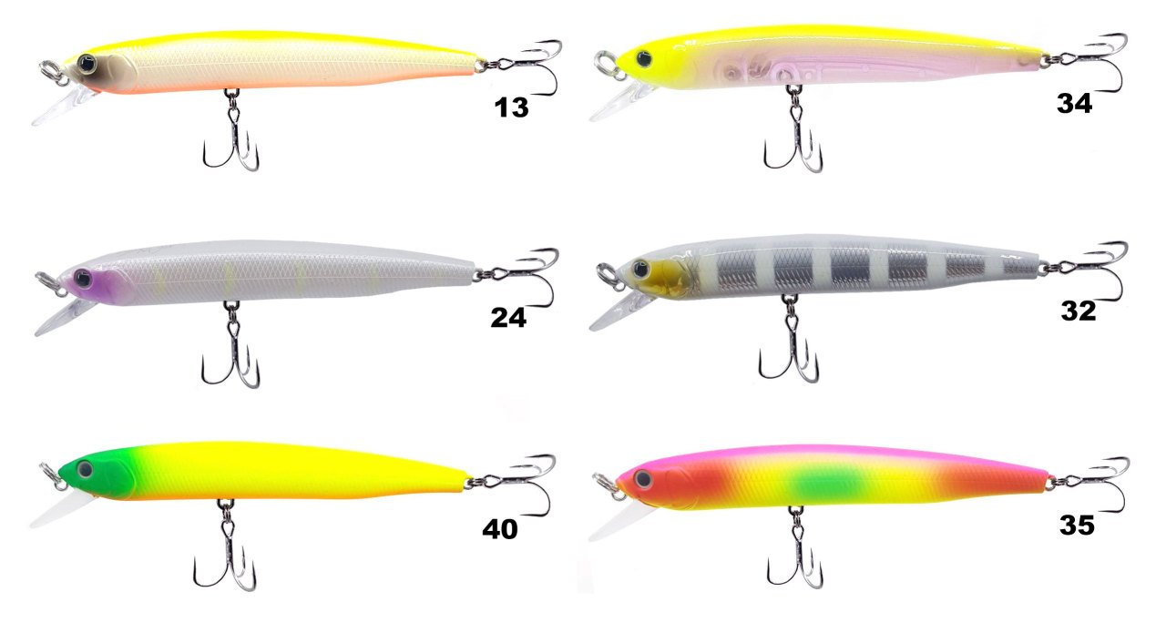Kendo Black Bass Minnow 95F 7,5 gr Sahte Balık