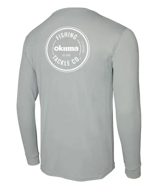 Okuma Aquatek Long Sleeve Sun Shirt Grey